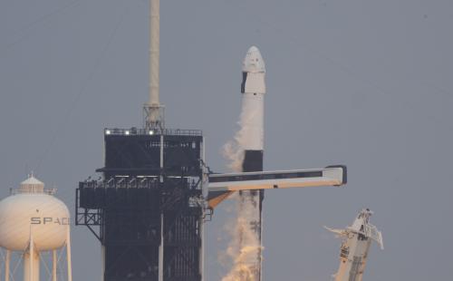 Photo: ©ESA The Axiom Mission 3 (Ax-3) crew lifts off to the International Space Station atop a SpaceX Falcon 9 rocket from launchpad 39A at NASA’s Kennedy Space Center in Florida, USA.