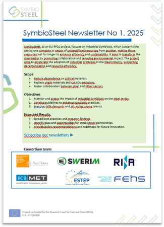 SymbioSteel Newsletter No1, 2025