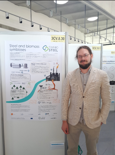 Erland Nylund, Swerim with poster: Steel and biomass symbioses